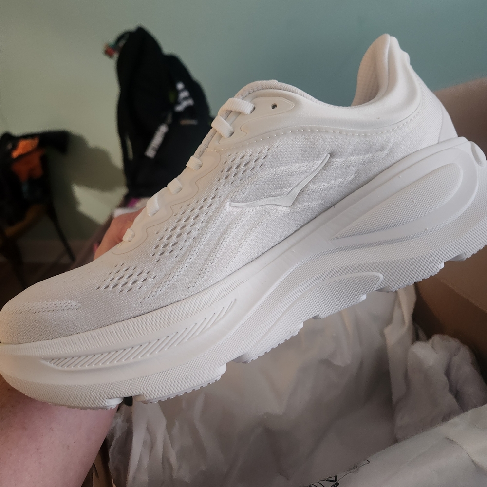 Hoka Women's All-White Athletic Shoes